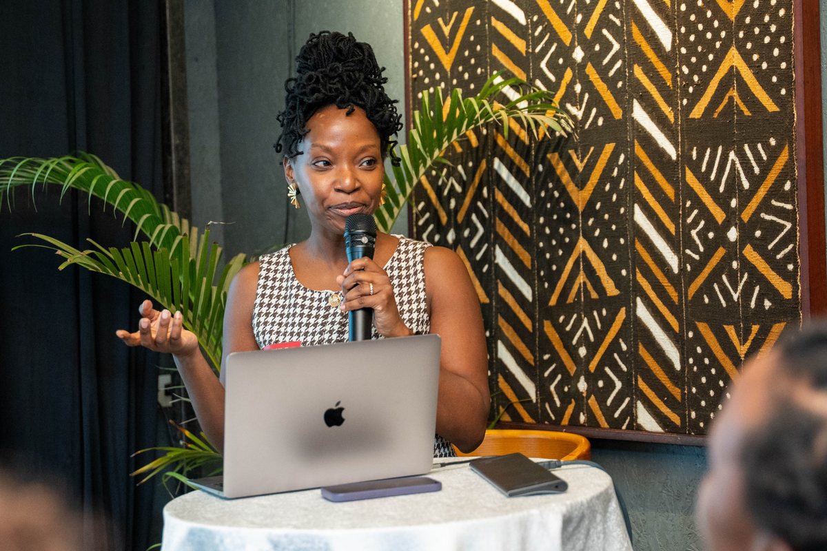 Wanjiku opening the day